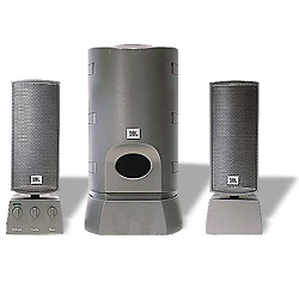 MEDIA SYSTEM 2000 - Black - 3-Piece Sub / Sat Powered System - Hero